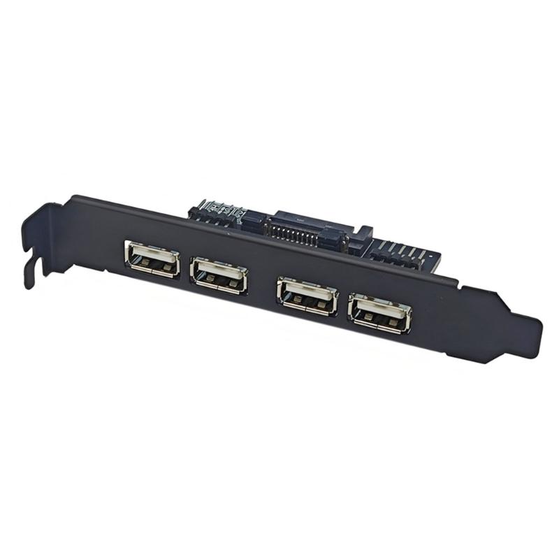 Universals USB2.0 Motherboards Expansion Bracket For PC Case Featuring Anti Interferences Metal Housing