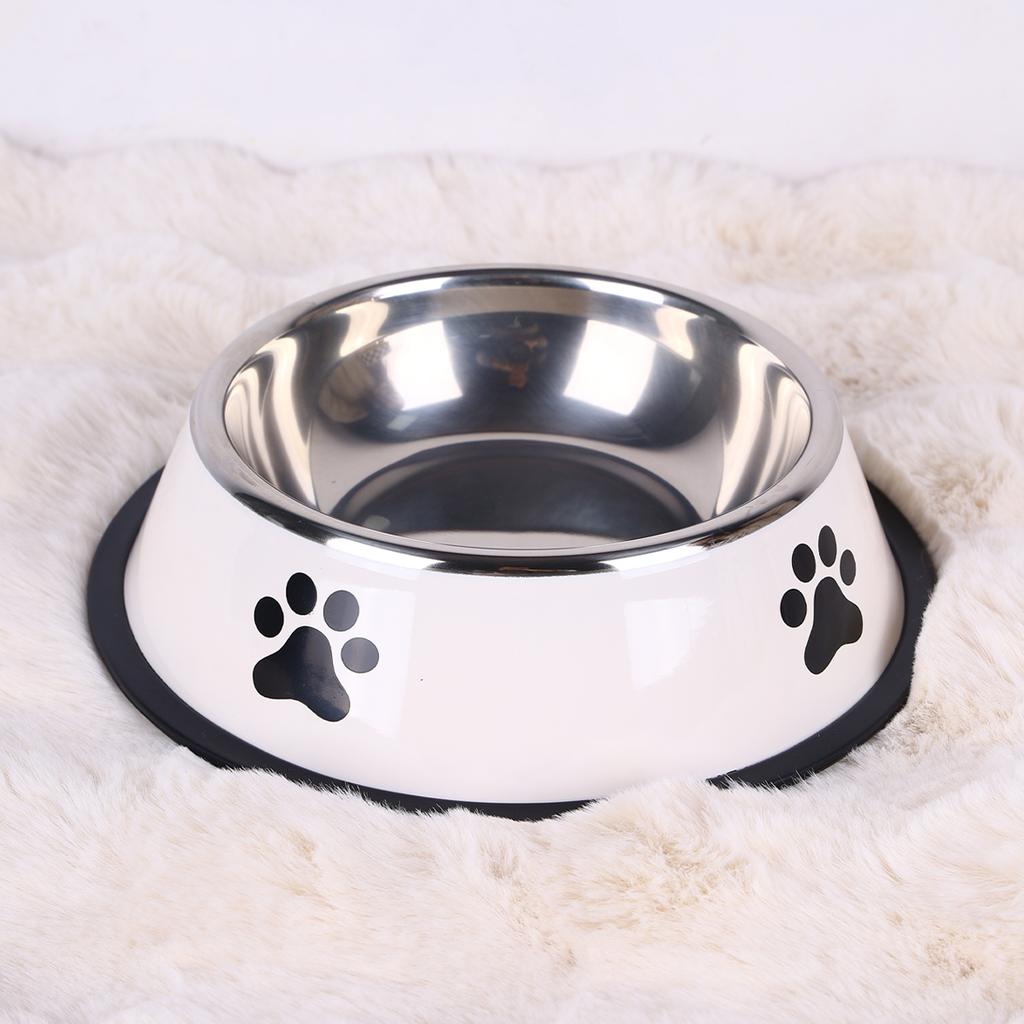 1PC Stainless Steel Pet Supplies Bowl Cat Bowl Dog Food Multi-Specification Anti-fall Food Feeding