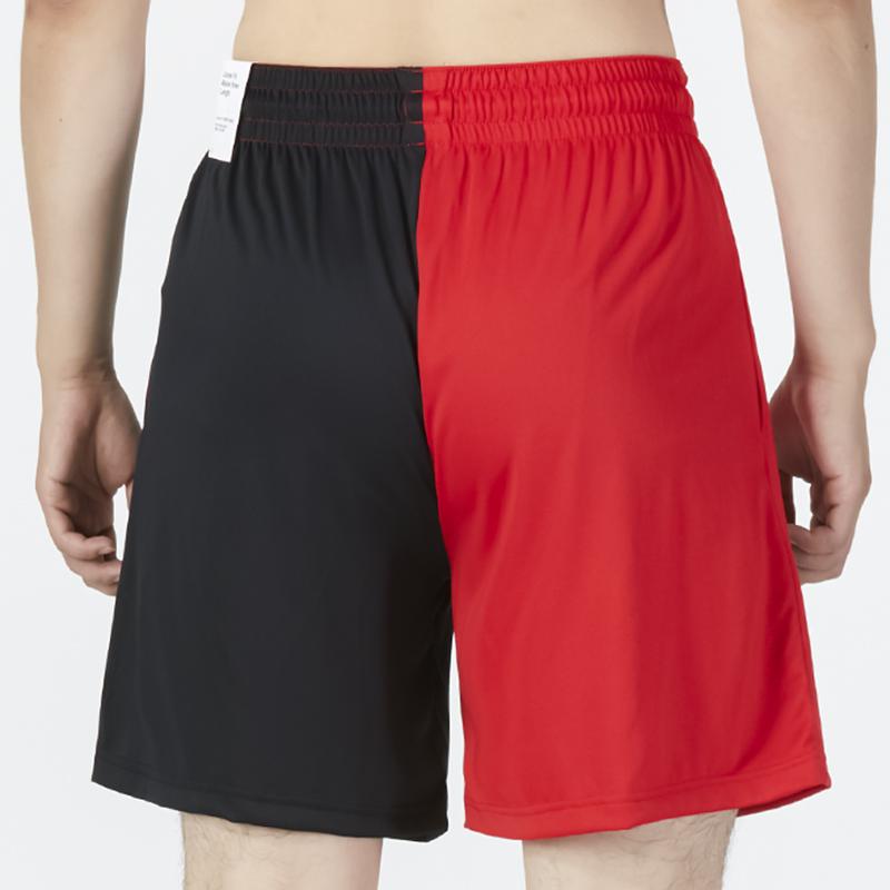 Nike Dry-Fit Asymmetrical Stripe Woven Shorts Men Bottoms Red DH7165-657