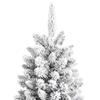 VidaXL Sapin de Noël artificiel avec neige floquée 210 cm PVC et PE345191