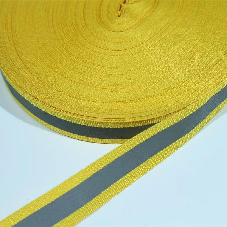Luminous Reflective Strip Sanitation Clothing Apparel Warning Tape Color Polyester Reflective Webbing Handmade Diy Accessories Rope