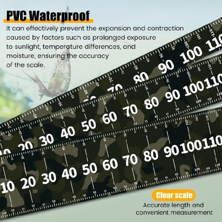 Fishing Essential Portable Fish Ruler Measurement Tool for Anglers Fishing Tape Measure Saltwater Fish Measuring Tape