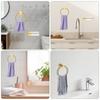2 Stück Toilettenpapierhalter und Handtuchring Set Edelstahl Badetuchhalter Wandmontage Badezimmer Hardware Zubehör für Zuhause