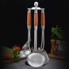 Hansheng 304 Stainless Steel Kitchen Utensils with Pearwood Handle
