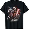 Ziua Nativilor Americani Steag Indian Călărind Cal 4 Iunie Tricou Unisex