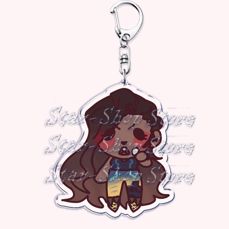Cute Alien Stage Roommates Chibis Keychains for Womens Accessories Bag Luka Ivan Till Mizi Hyuna Sua Keyrings Jewelry Fans Gifts