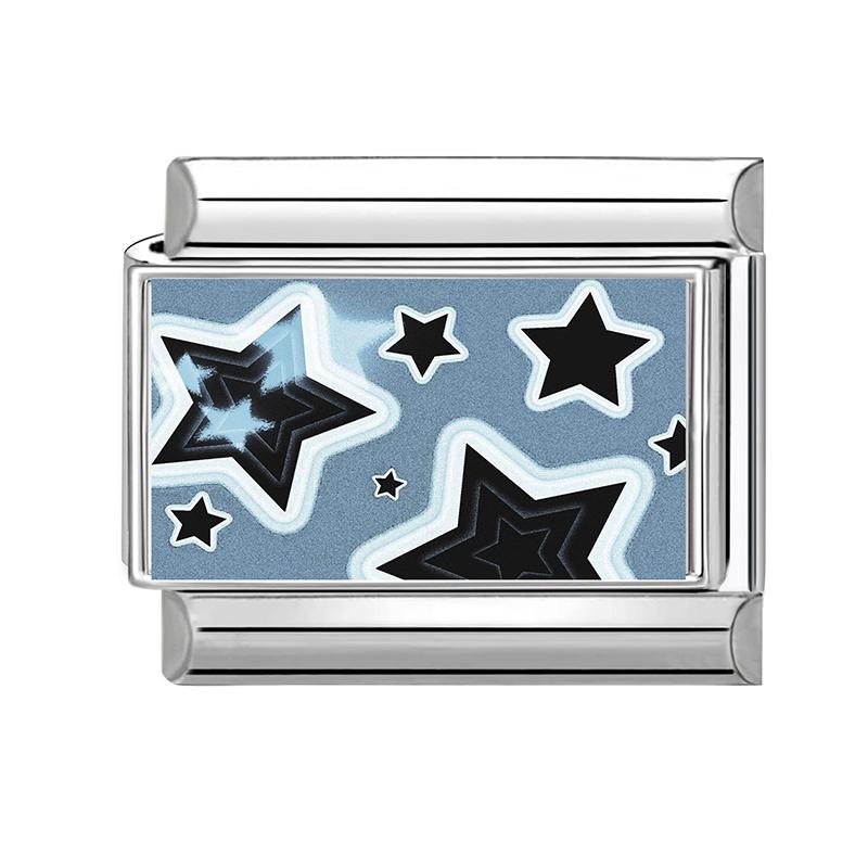 New Creative Design Leopard Heart Flowers Star Ball Cat Italian Charm Links Fit 9mm Stainless Steel Bracelet DIY Making Jewelry
