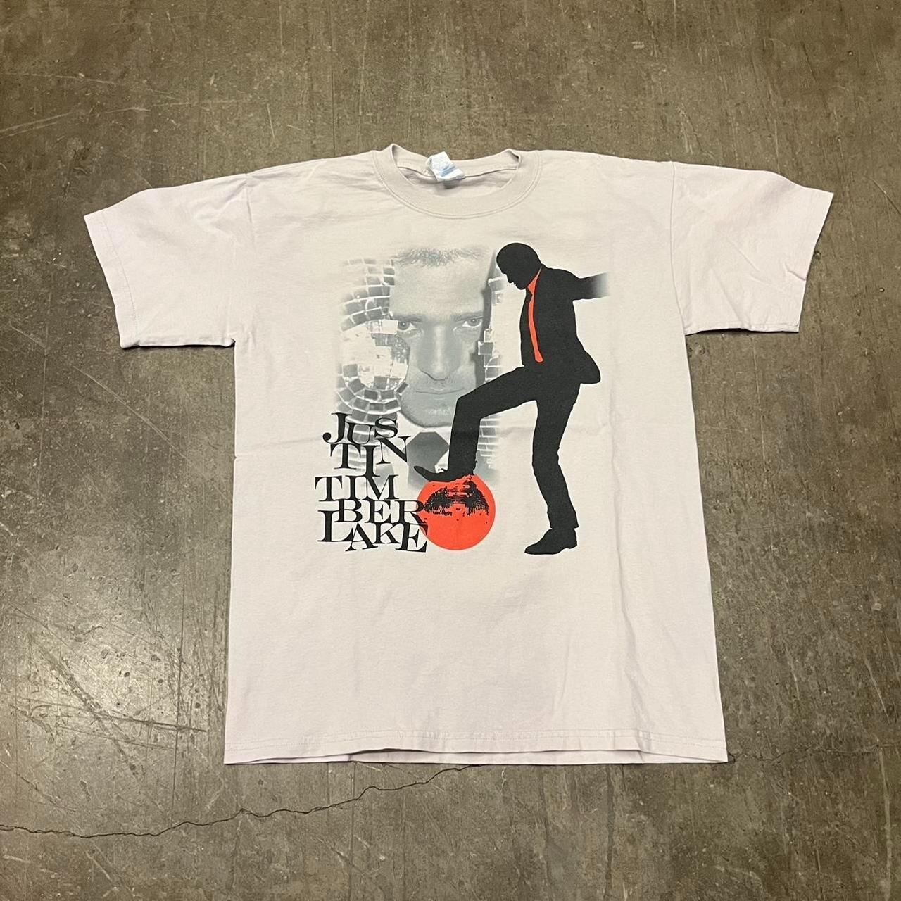 Justin Timberlake 2007 World Tee One Sides White Shirt C009 XXXL
