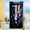 Cristiano Ronaldo Juventus Beach Towel High Absorbency & Quick-Dry Comfortable Lightweight Perfect for Traveling Yoga Camping and Swimming