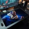 shenhe genshin Mouse Pad 500X1000 mm Large Gaming Mousepad Gamer XL Rubber Otaku Keyboard Pad Laptop Desk Mat
