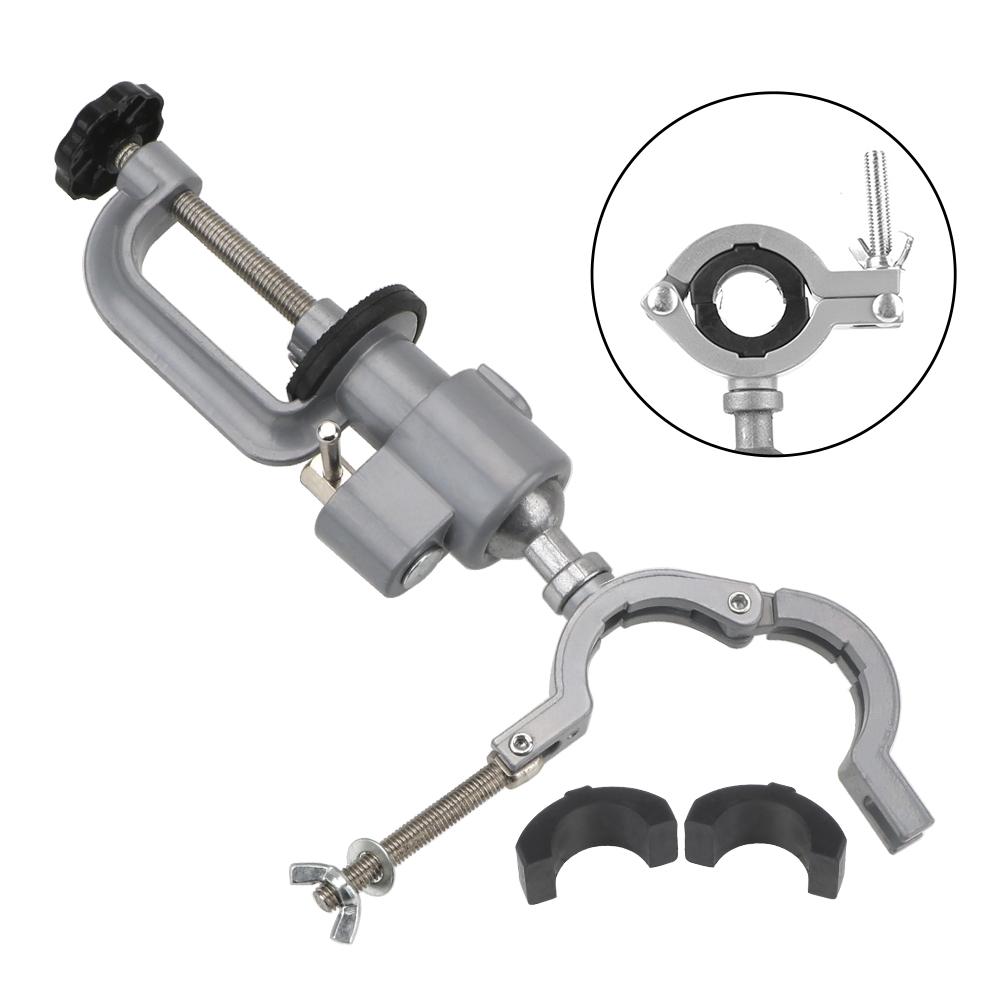Stand Bench Vise Clamp Electric Drill Stand Holder Bracket Rotating Table Vise Swivel Multifunctional Used For Dremel Mini Drill Die Grinder
