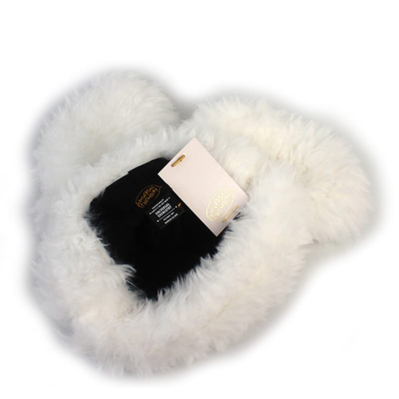 Universal chemistry Rabbit White Fur Beanie rabbit hat