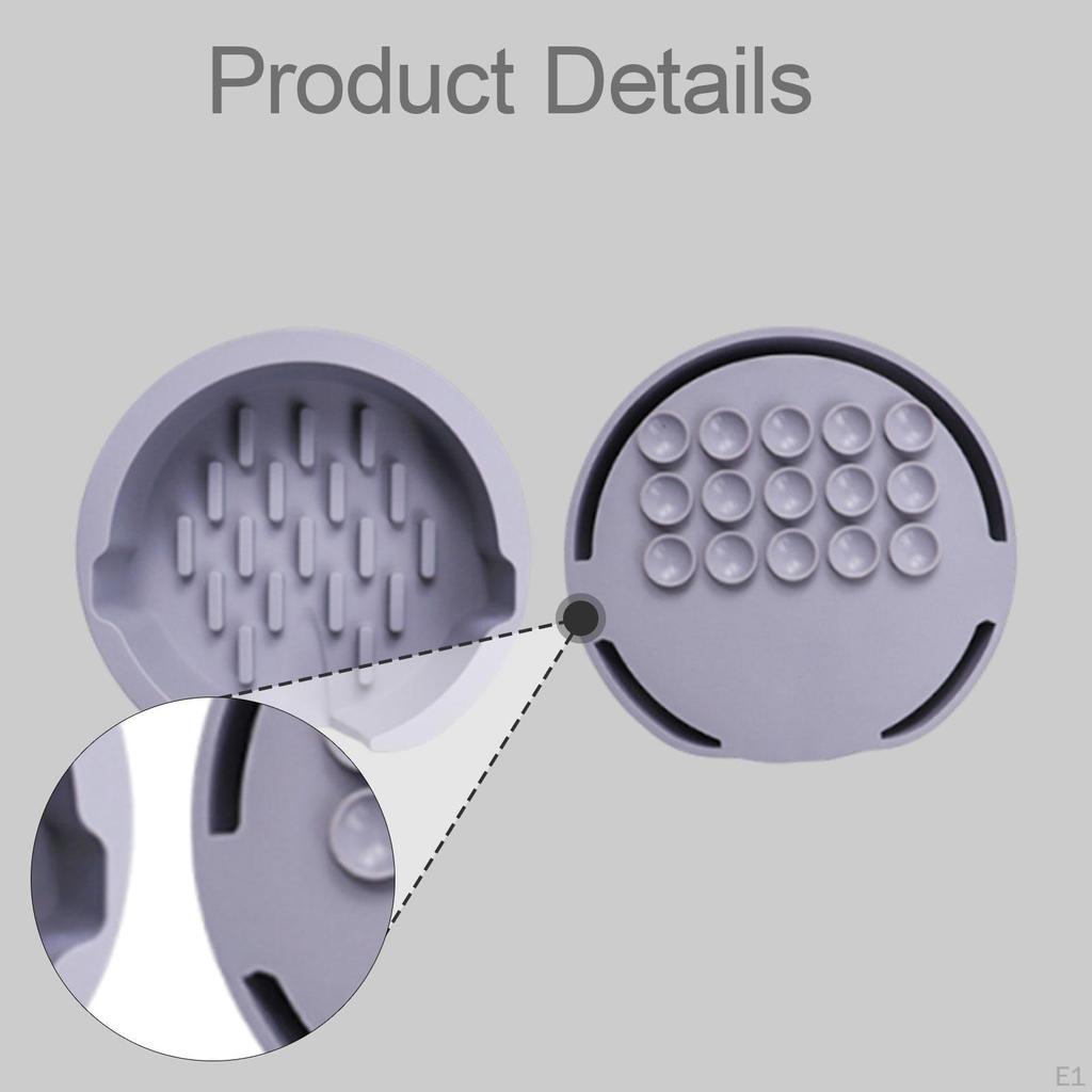 Kitchen Sink Sponge Holder Scrubber Tray Silicone with Drain Spout Automatic Water Organizer
