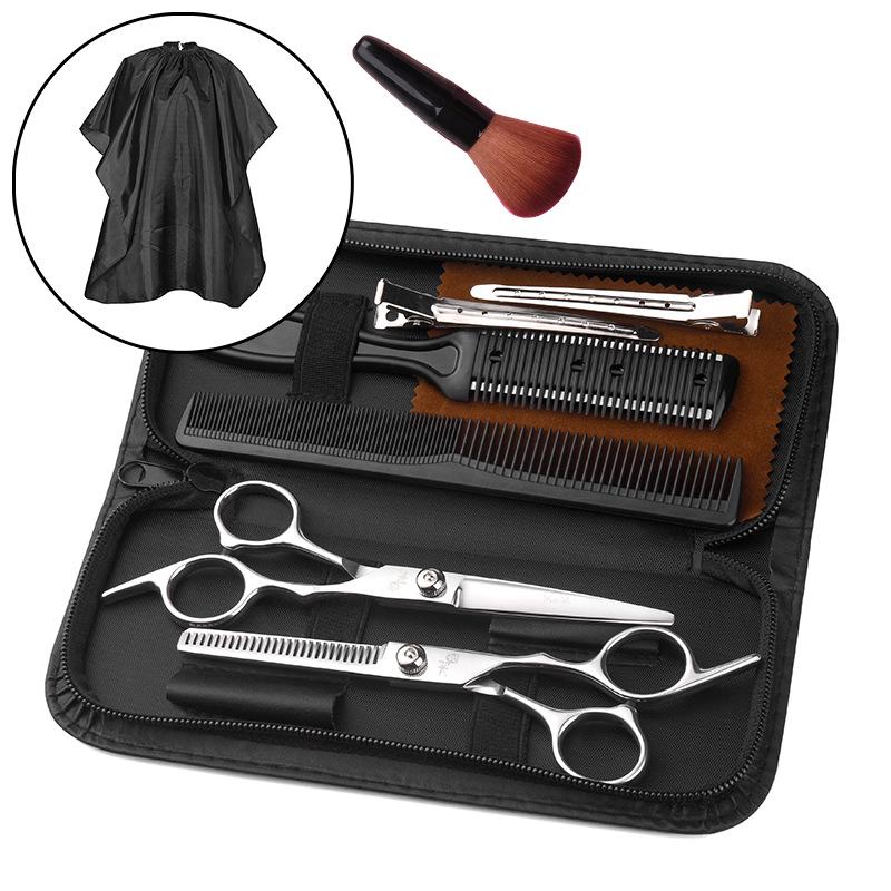 Stainless Steel Hairdressing Scissors & Thinning Shears Set for Cutting and Styling