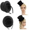 Eleganter Zaubererhut, Zylinderhut, Stirnband für Unisex, modisches Accessoire, stilvoller Panamahut für Damen