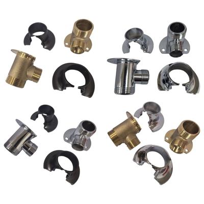 Aufputz Wasserhahn Sitz Rohrfittings Kupfer Duschkopf Adapter Gelenk Für Badezimmerarmaturen Einfach zu Installieren