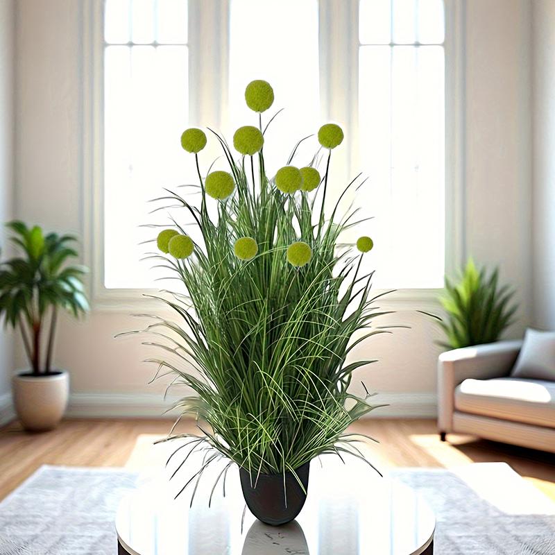 1PC/2PC Decorative Grasses Balcony Plastic Realistic Faux Floral for Home Indoor Multiple Options Available