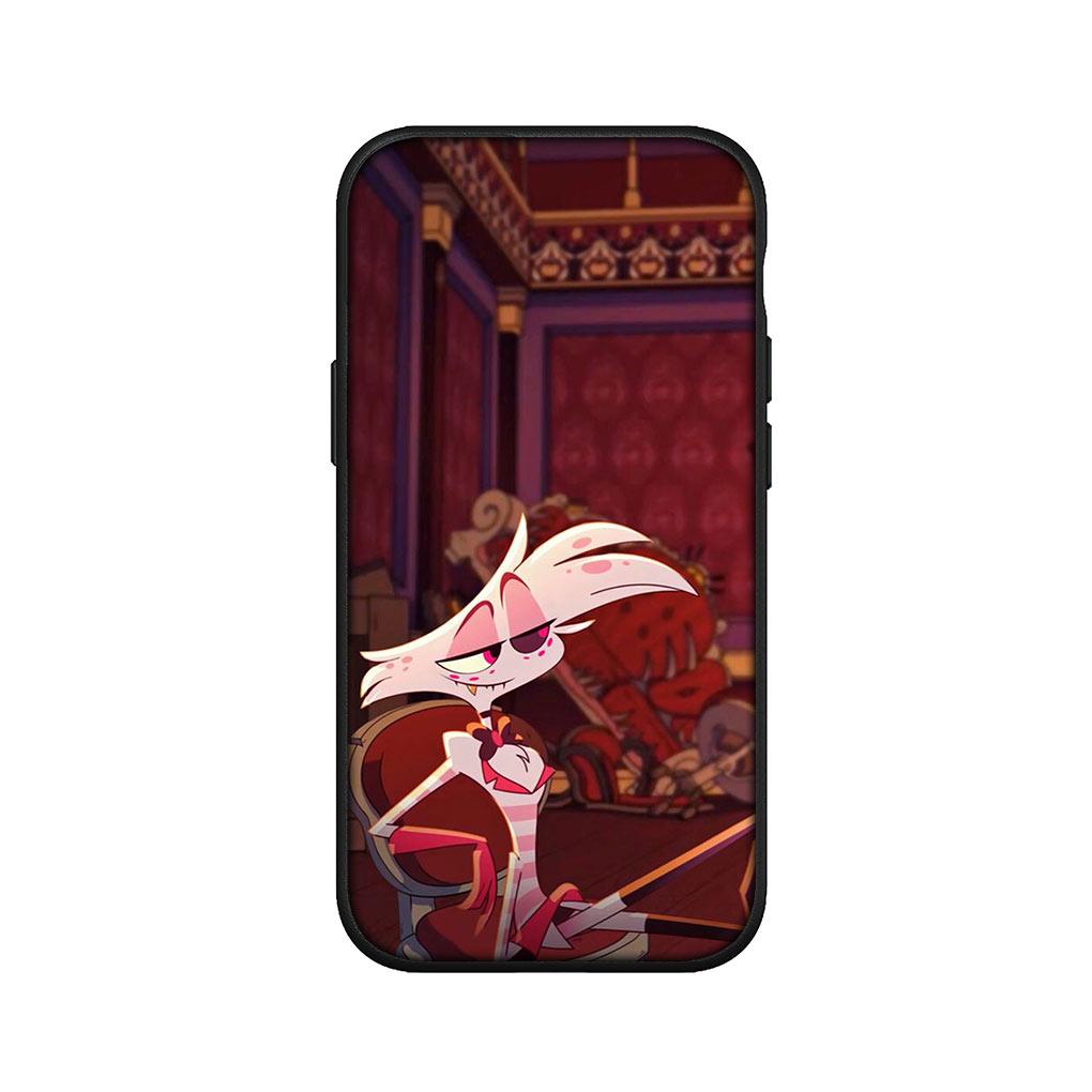 Angel Dust H-Hazbin Hotel Charile Casing for Apple iPhone 15 14 13 12 11 Pro XS Max XR 6 6S Plus + SE 14+ 6+ Phone Cover Case