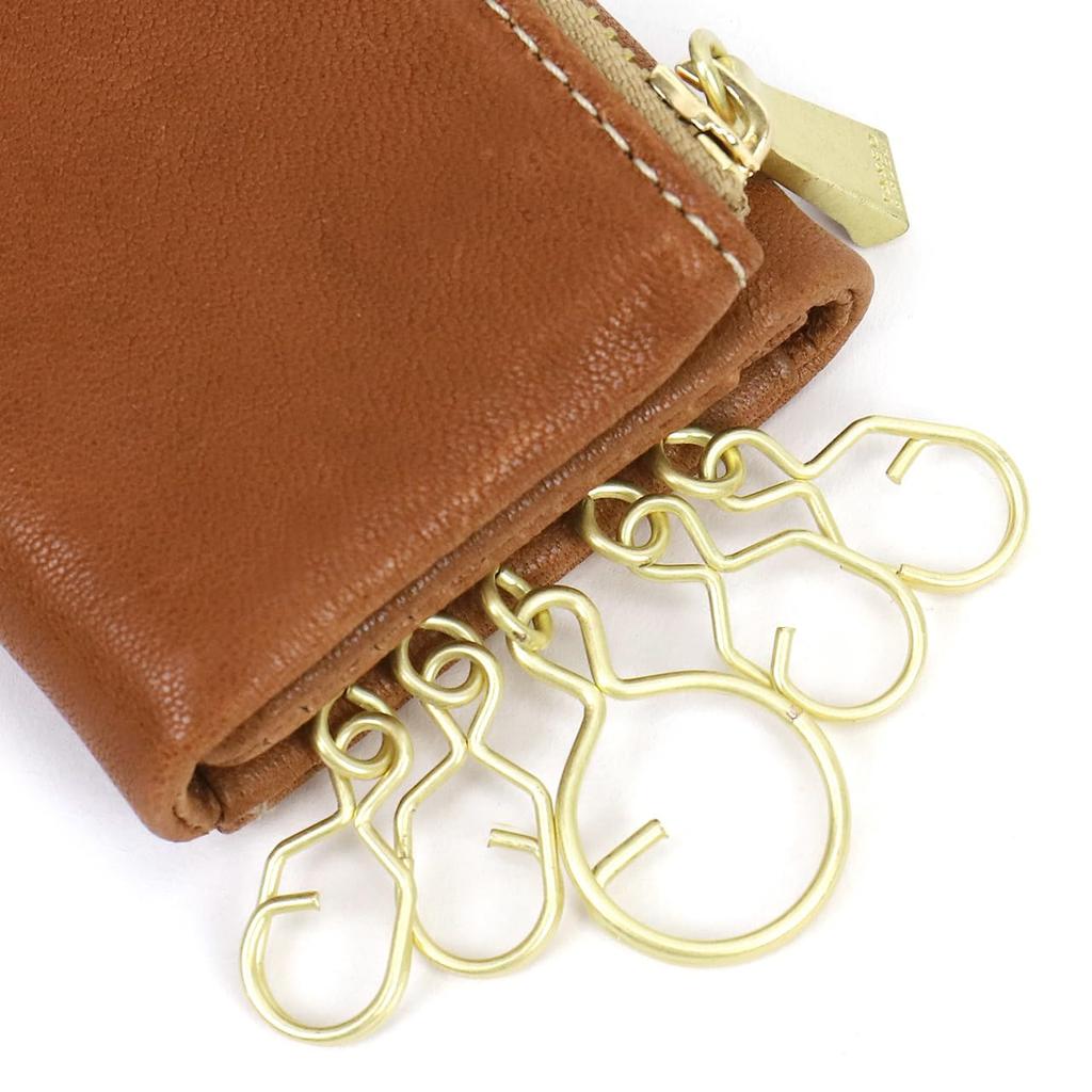 Feel Accessories Key Case with Coin Purse Leather Sheepskin Black [TAKEO KIKUCHI] No.788602