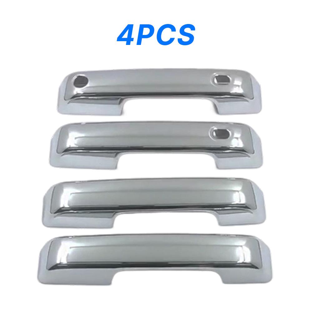 

Накладки на ручки дверей автомобиля для Ford F150 2025 2025 / F-250 F-350 Super Duty 2025-2025 Черный/Хром Аксессуары для стайлинга автомобиля серебряный