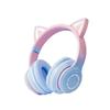 Gradient Luminous Cat Ear Bluetooth Gaming Headset