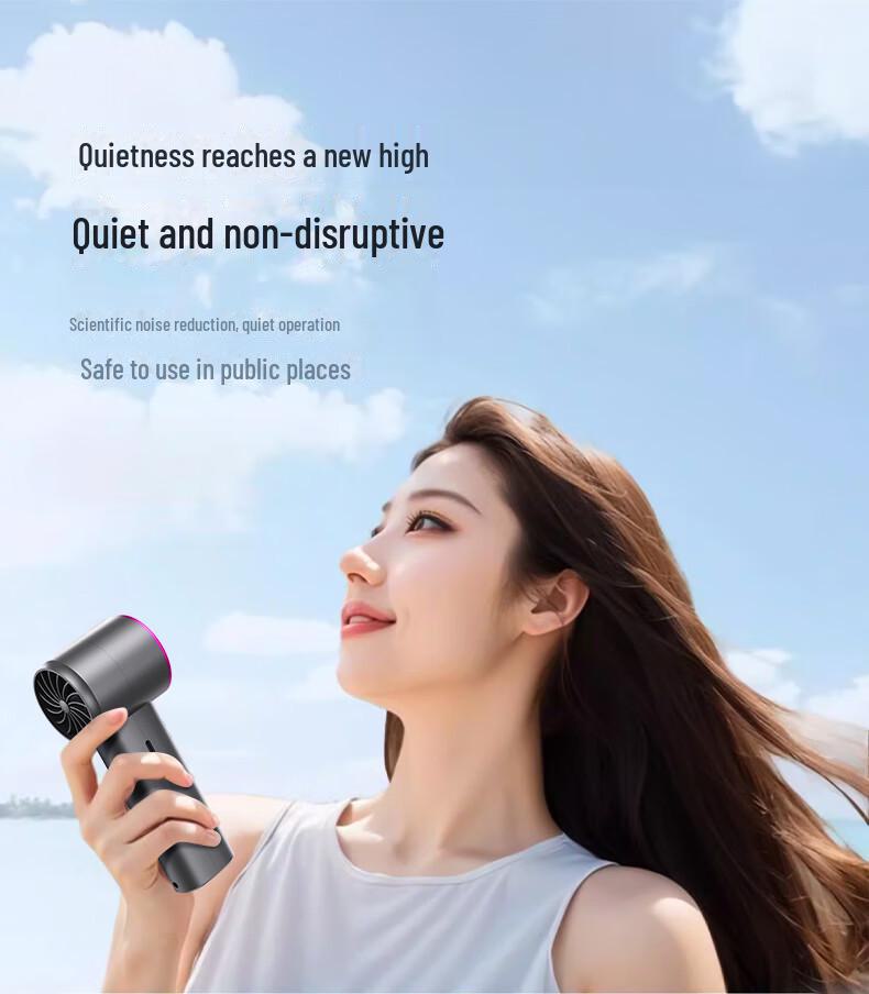 Remax Ultra-High Speed Handheld Fan with Powerful Wind Force