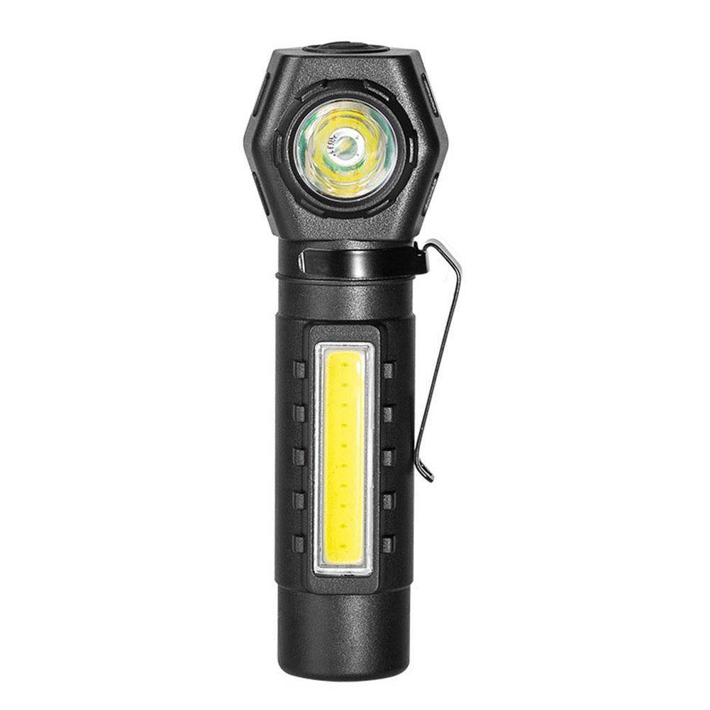 LED COB Flashlight USB Charging Waterproof Rechargeable Head Headlamp Multifunctional 5W/1600mAh Lightweight for Running Cycling