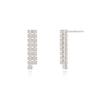 PAIGEFLYNN JEWELRY [925 Silver] Brill Two-Line Earrings