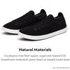 Allbirds TREE PIPER Natural Black Black Size cm Men's Sneakers, (Natural Sole), 28.0