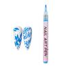 12 Colors Nail Art Pen Set Gel Painting Liner Pen Waterproof Quick Dry DIY Nail Marker Graffiti Dot Gel Pencil for Home Salon