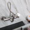 TLXT Stainless Steel Wall-Mounted Universal Kitchen & Utility Faucet