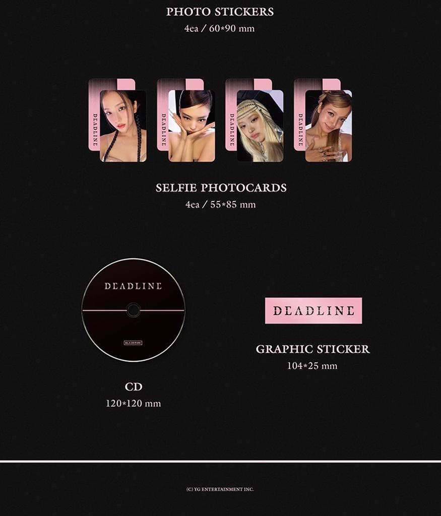 Blackpink FRIST (SORT/LYSERØD Ver.)