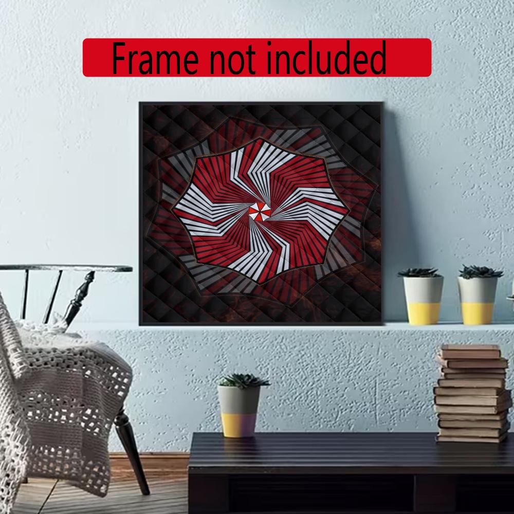 Resident Evil Alice 5D Round Diamond Painting Kit Diamond Embroidery Painting Rhinestones Mosaic Frameless Handwork Decoration Arts