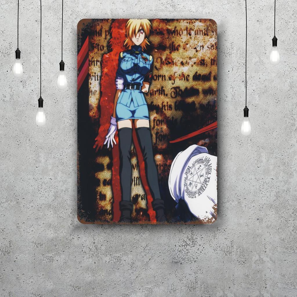 seras victoria Classic Poster Rusty Metal Plaque Retro Decorative Plate Bar Man Cave Garage Club Metal Sign Wall Decoration