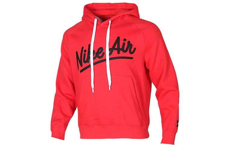 Nike Men's Red Sweatshirts Hooded Moderate Regular Bv5182-657 Cm