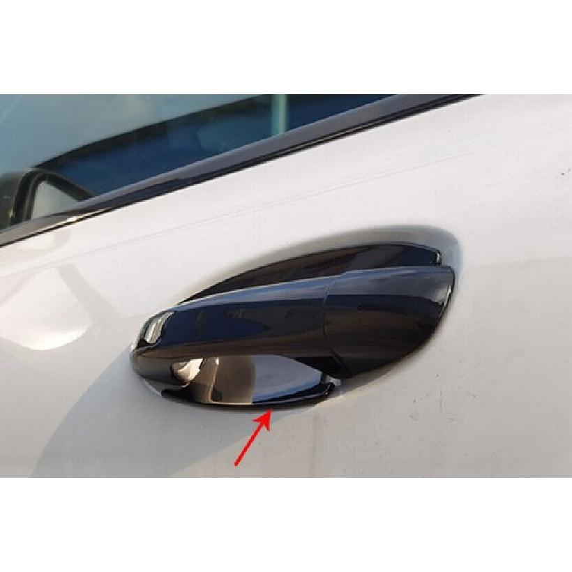 For Mercedes-Benz GLC - Black ABS Exterior Outside Door Bowl Cover Trim