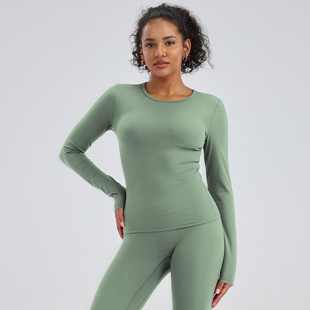 European & American High-Stretch Quick-Dry Yoga Suit: Nude Feel, Premium 2-Piece Set for Running & Fitness