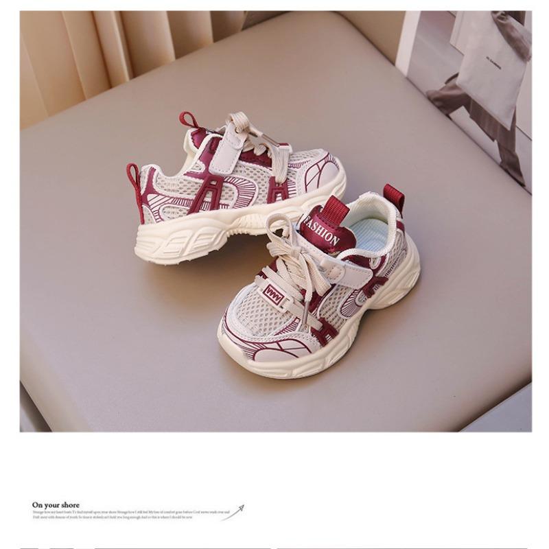 Baby sneakers new dad shoes breathable boys soft-soled shoes girls mesh non-slip running shoes non-slip classmates
