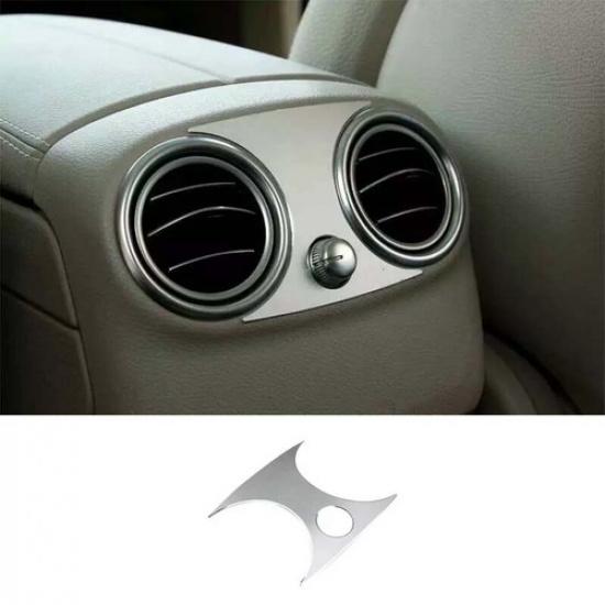 Aluminum For Benz E-Class W213 Sliver Cover Trim Rear Seat Air Outlet Vent Frame