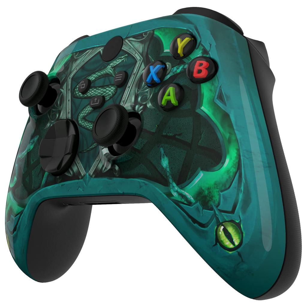Custom Front Housing Shell for Xbox Series with Cover Faceplates for Xbox Series and Xbox Core Controllers Not eXtremeRate's X/S Controllers,