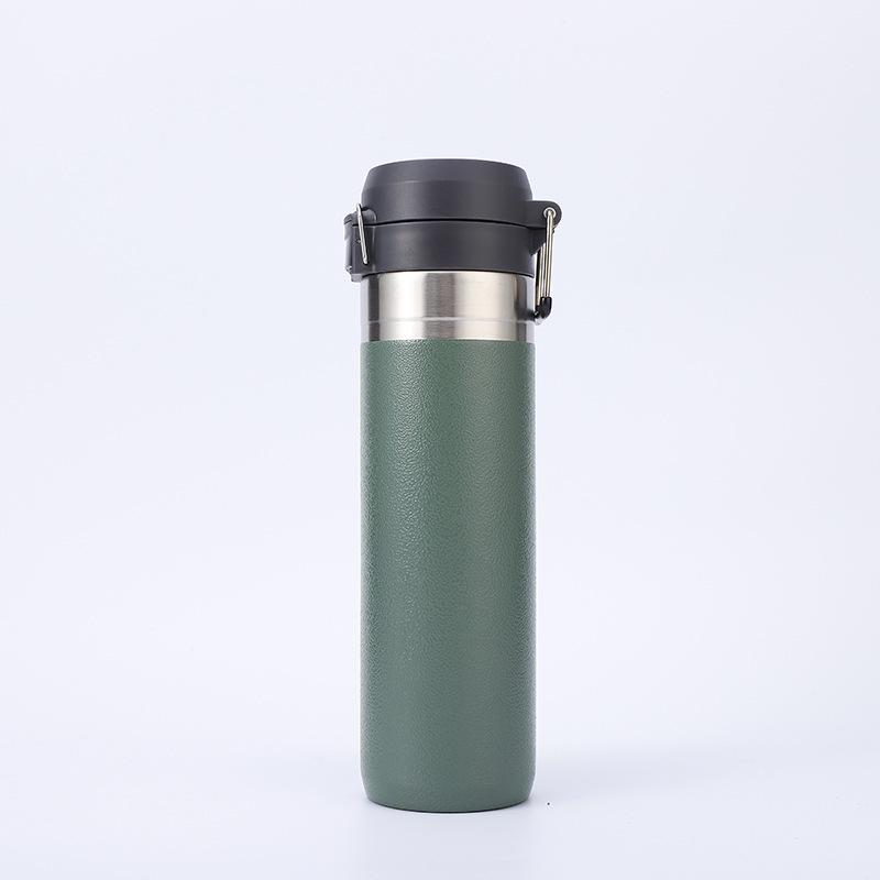 800Ml bounce cover small mouth stainless steel water bottle outdoor sports thermos cup high quality student portable cup