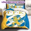IFK Göteborg football Pattern Bedding,Quilt Set Quilt Cover Pillowcase Home Birthday Gift (1*duvet cover+2*pillowcase,without core)