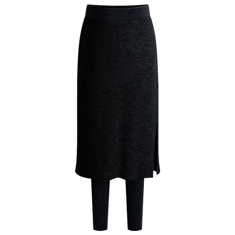 

Plus Size 200 Jin Fake Two-Piece Leggings Skirt for Women, Autumn/Winter 2026, Velvet-Enhanced Thick A-line Skirt Pants. 4XL (for 90-100kg)