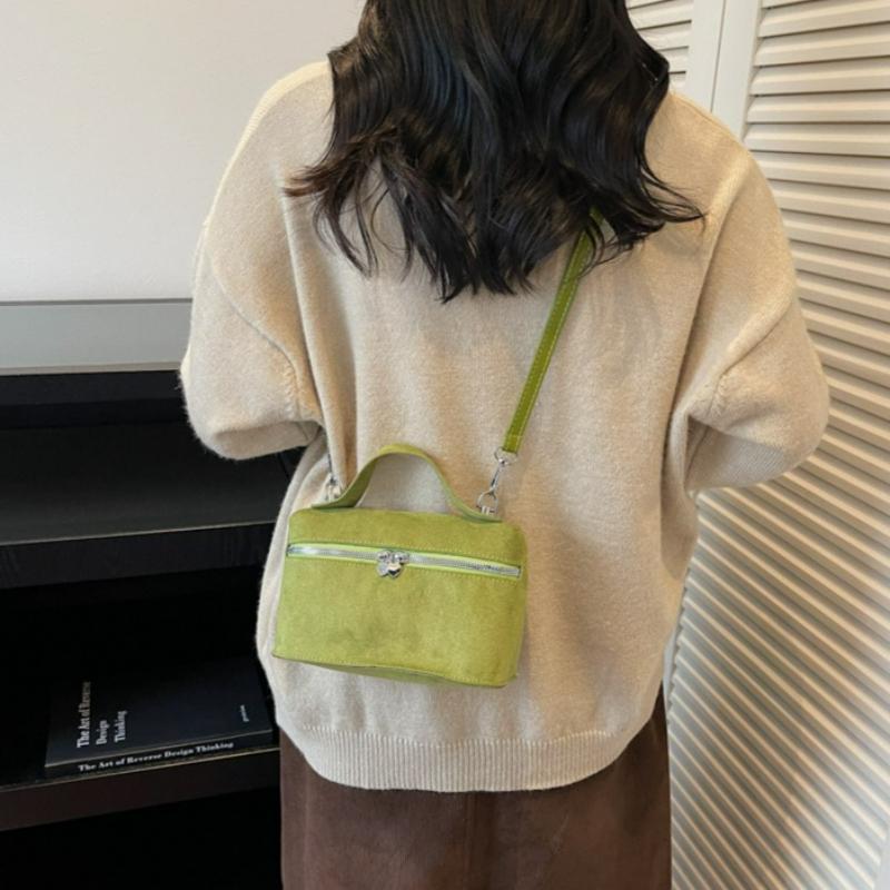 Autumn Winter Premium Suede Crossbody Bag Retro Stylish Shoulder Bag Comfortable and Versatile Texture Storage Bag for Women