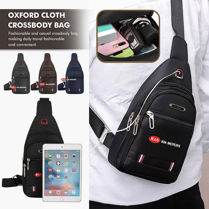 MFTE5 For KIA Car Logo Oxford Fabric Men's Fashion Trend Casual Waterproof Messenger Bag Cerato Soul Venga Forte Spectra Sedona Niro