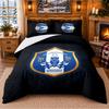 Printed 3Pcs Bedding Set Sheffield Wednesday Pattern Bed Sheet Pillowcase For Bedroom Decor