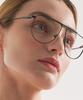 Ilsamsaemem Retro Over Square Round Aviator Black Blue Light Blocking Glasses M000947