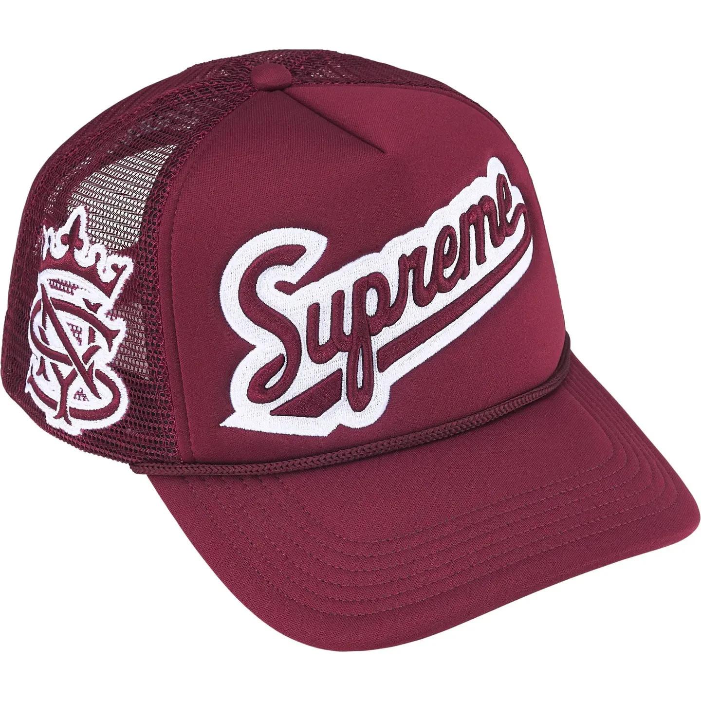 770055 Supreme University Mesh Back 5-Panel Cardinal One-Size