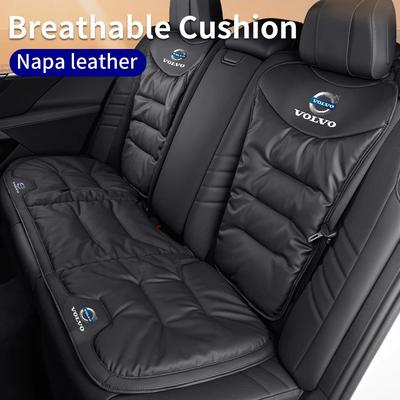 Car Front Rear Seat Cover Velour Leather Cushion Backrest Protective Mat For C30 C70 S60 S80 S90 T6 V50 V70 V90 XC70 XC90