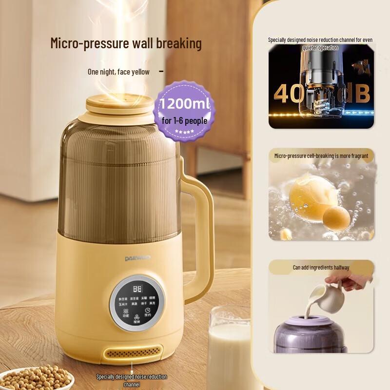 OIMG Automatic Mini Blender & Soy Milk Maker